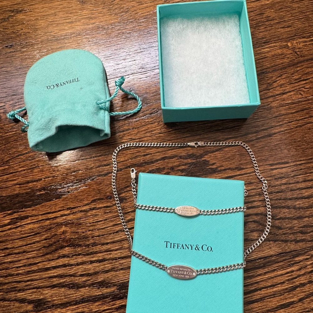Tiffany & Co. Silver Necklace and Bracelet Set